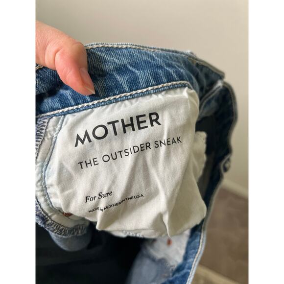 Mother The Outsider Sneak in For Sure Jeans Size 28 Casual Chic - Picture 6 of 6